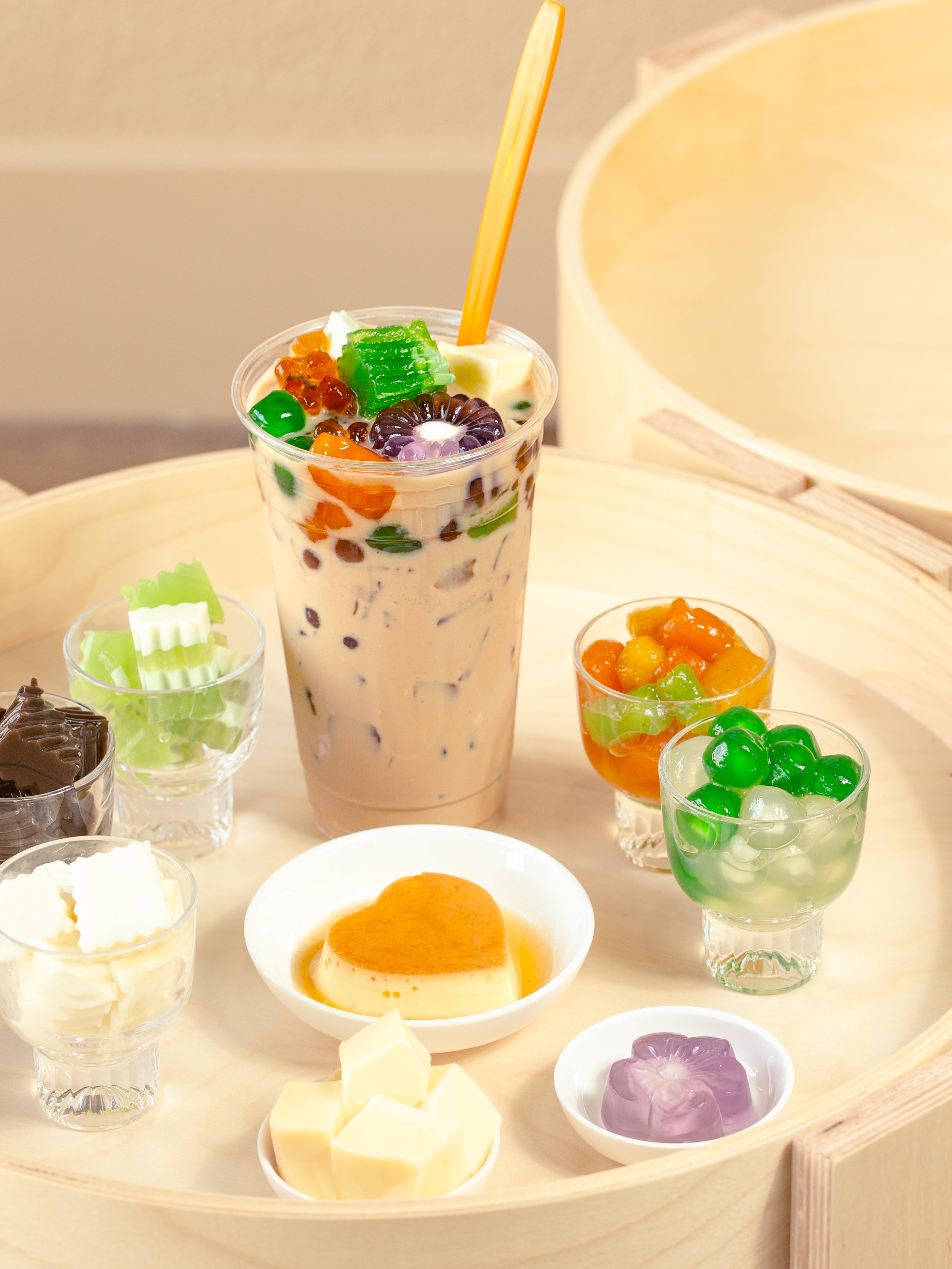 MILK tea 　新品未使用☆ UNTITLED 6-TOPPING MILK TEA | Unu Cafe
